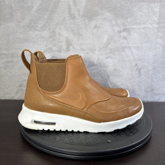 Nike Air Max Thea Womens Sz 7 Mid Ale Brown Sail Chelsea Sneakers Slip On Boots - Picture 1 of 10